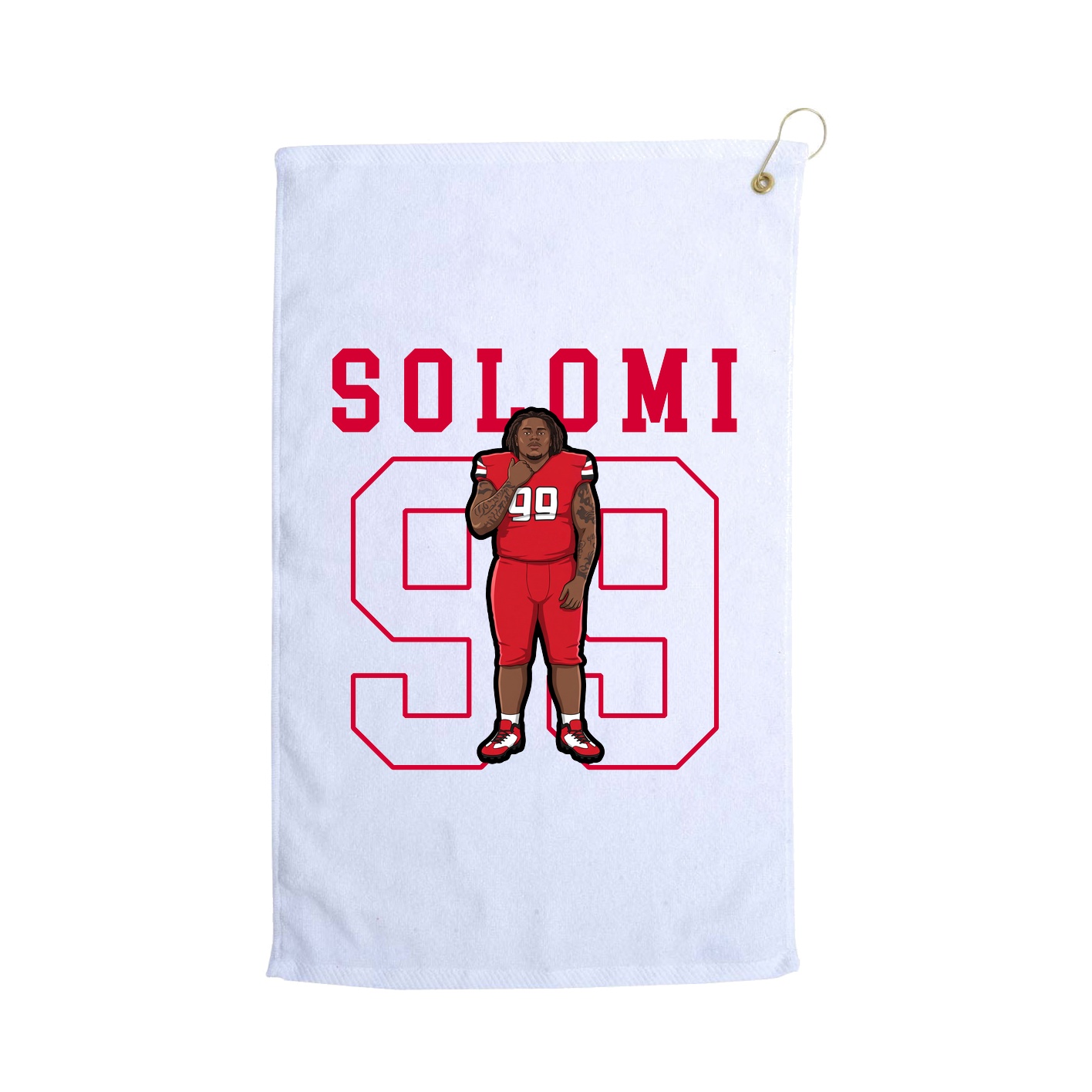 Golf Towel — Shirsey in White