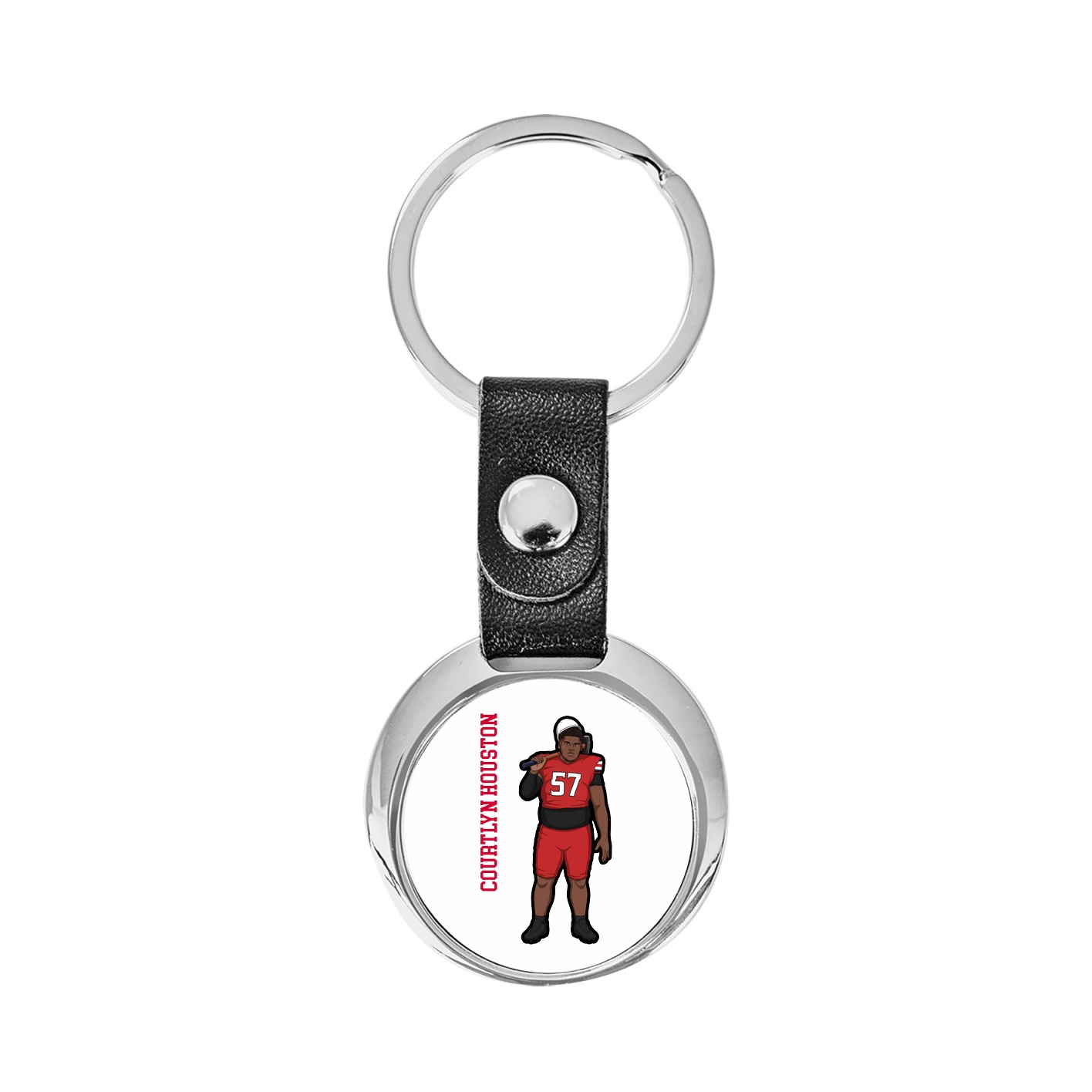 Key Chain — Name Vertical in Classic