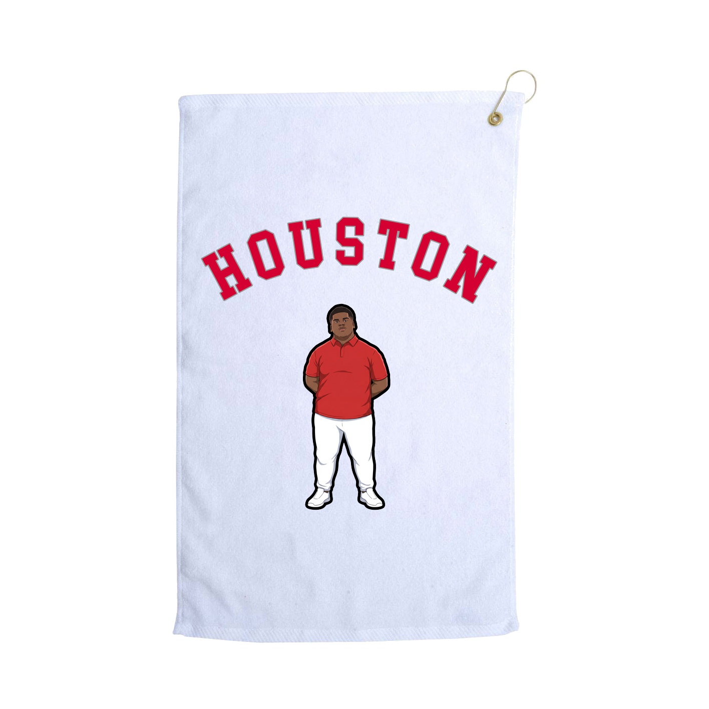 Golf Towel — Shirsey Arch in White