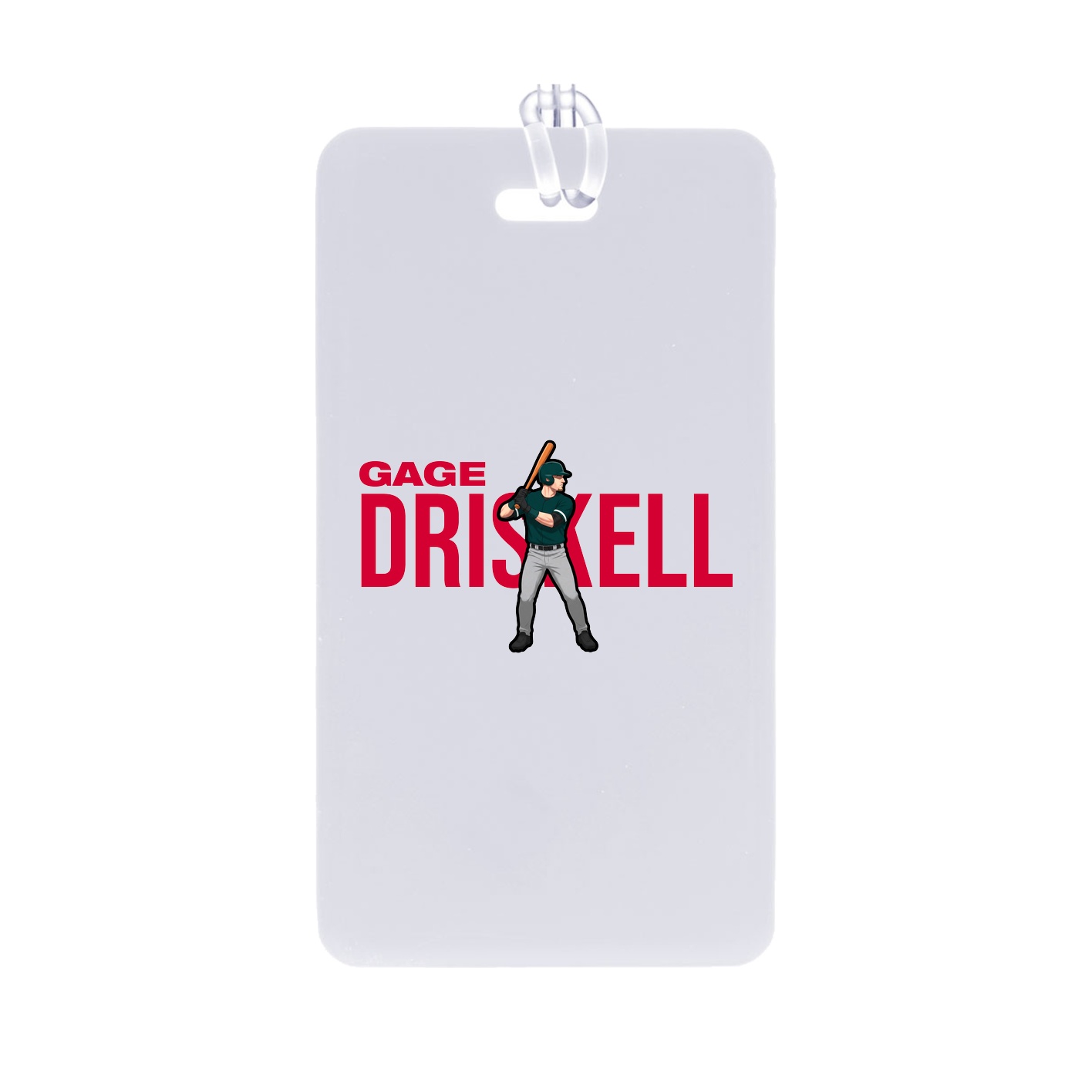 Bag Tag — Player Name in Classic