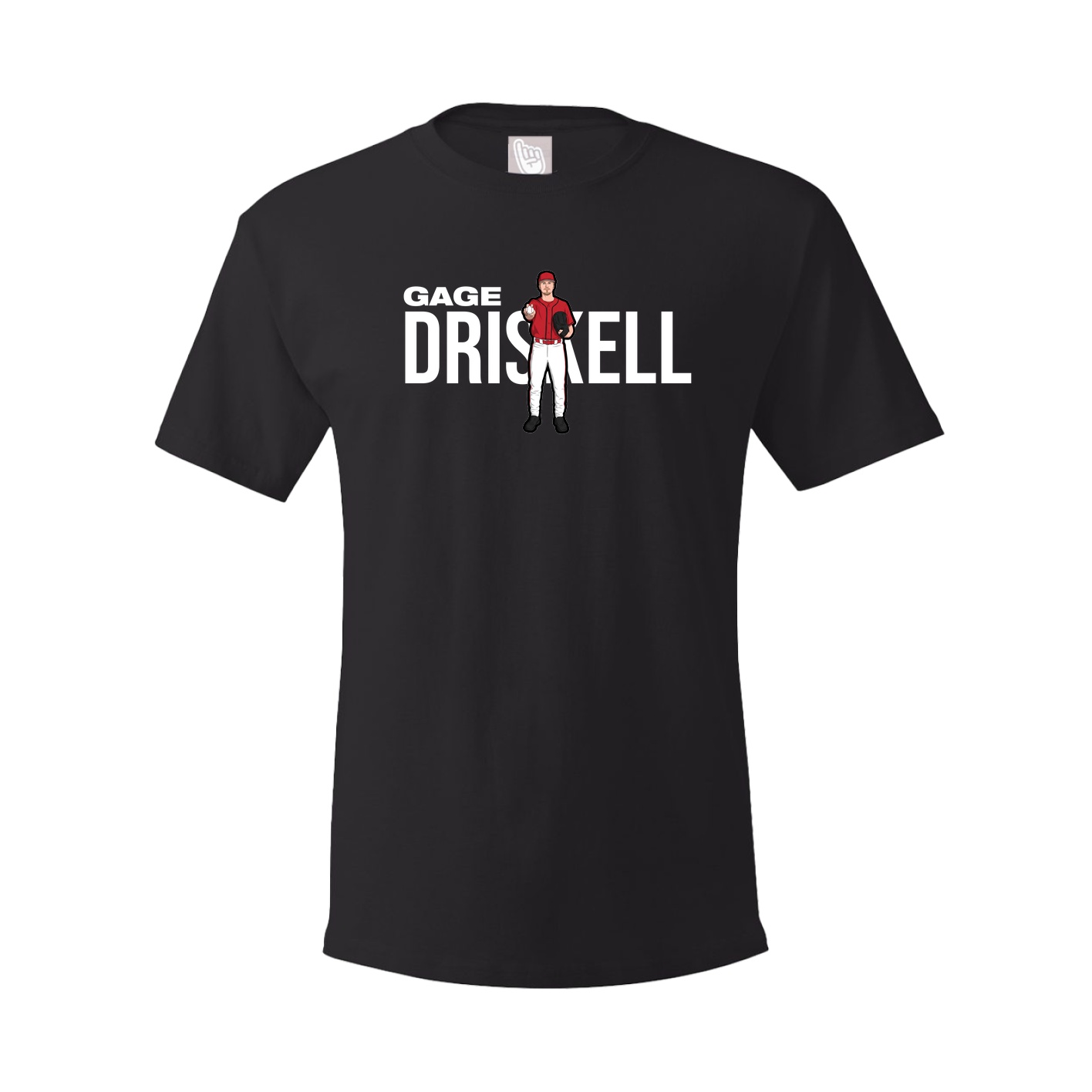 Youth Tee — Player Name in Black
