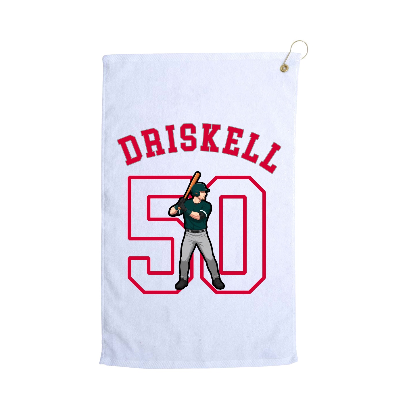 Golf Towel — Shirsey Arch in White