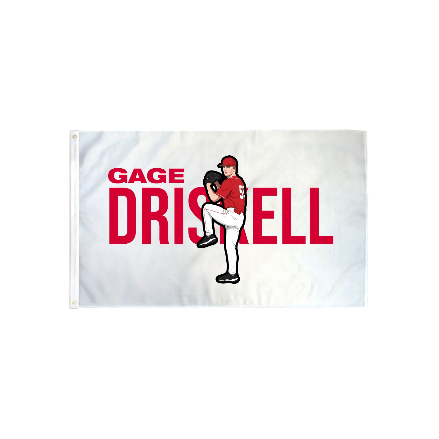 3x5 Flag — Player Name in Classic