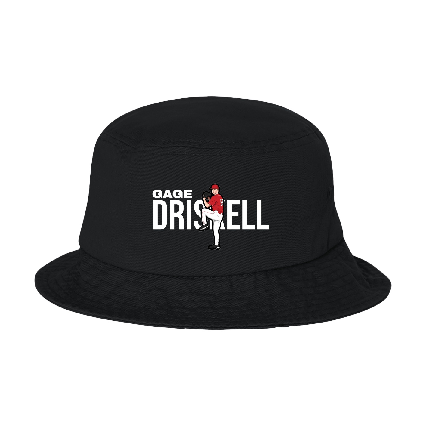 Bucket Cap — Player Name in Black