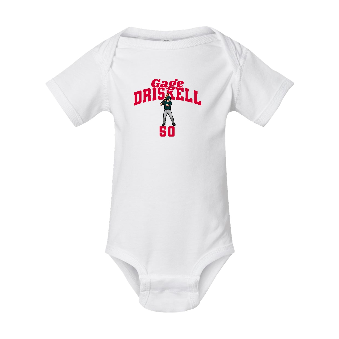 Baby Onesie — Signature Arch in White