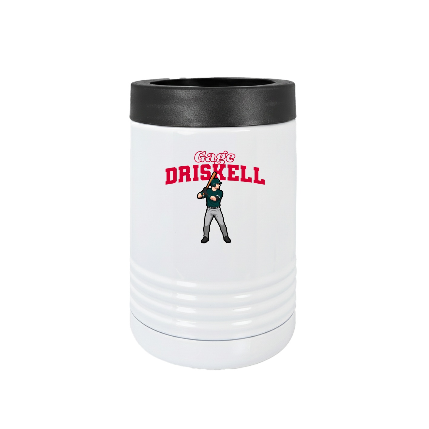 Beverage Holder — Name Arch in White