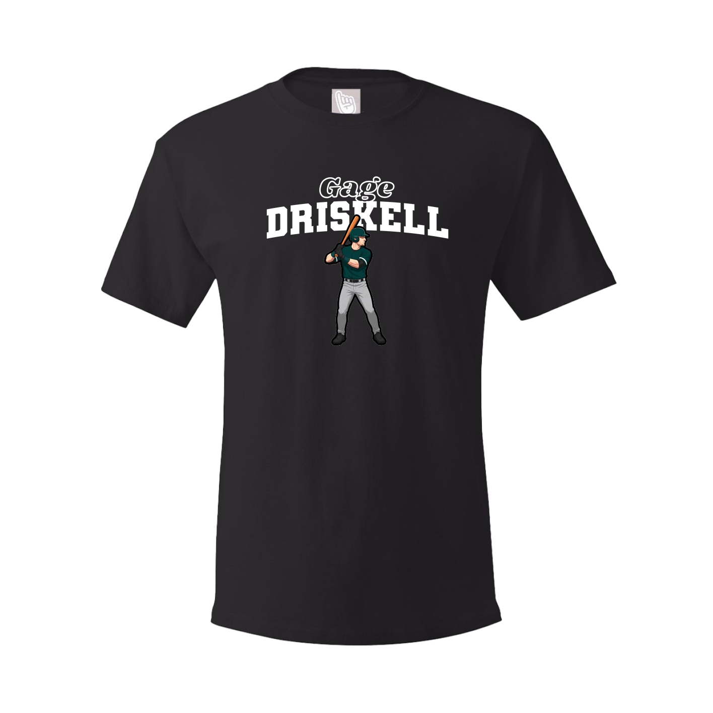Youth Tee — Name Arch in Black