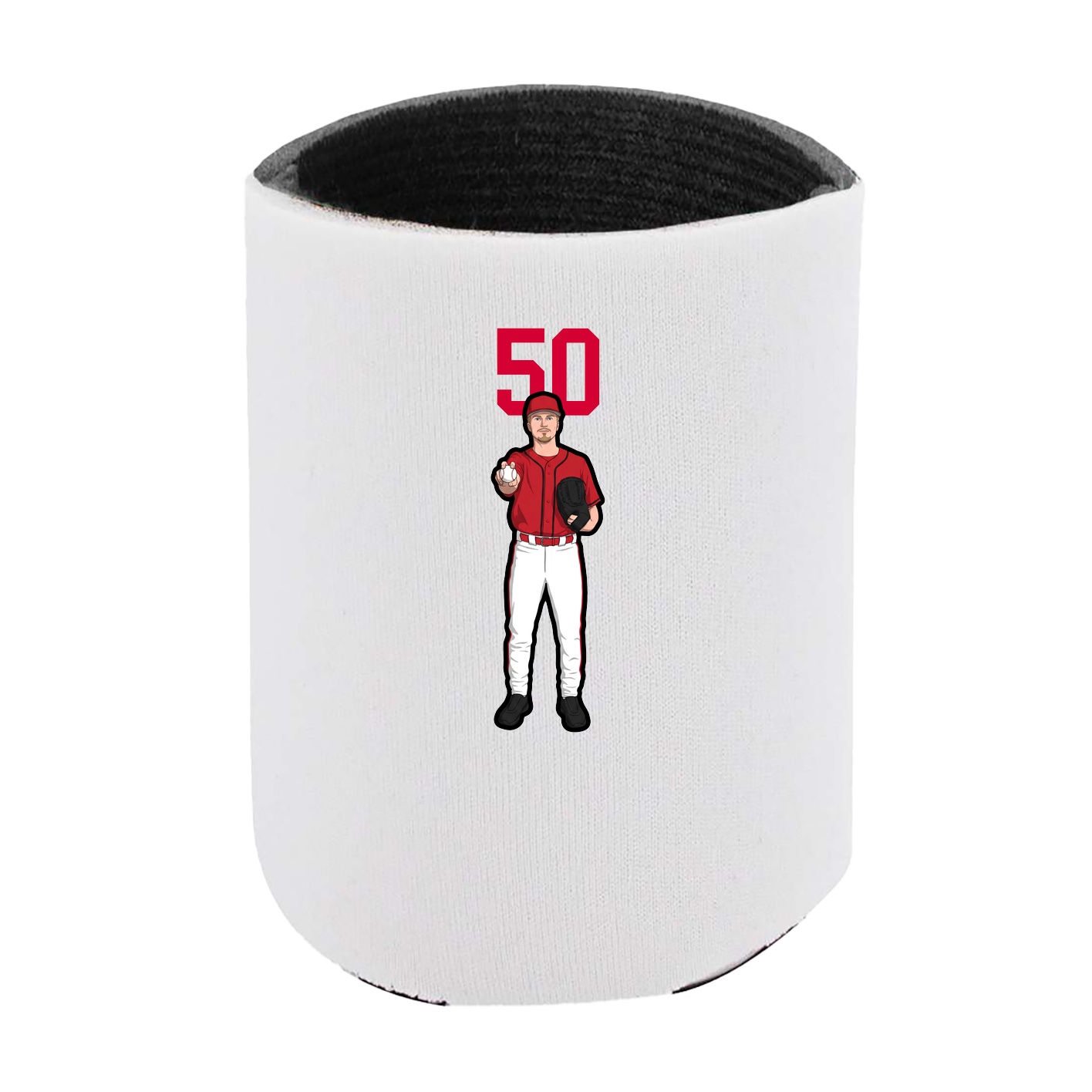Can Holder — Number Top in White