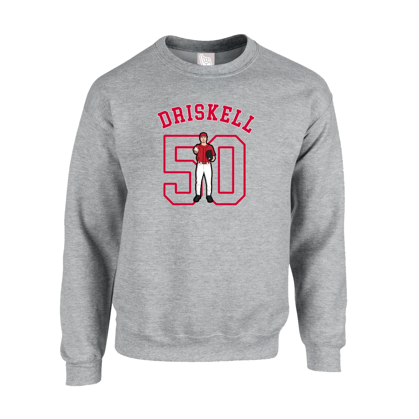 Fleece Crew — Shirsey Arch in Grey