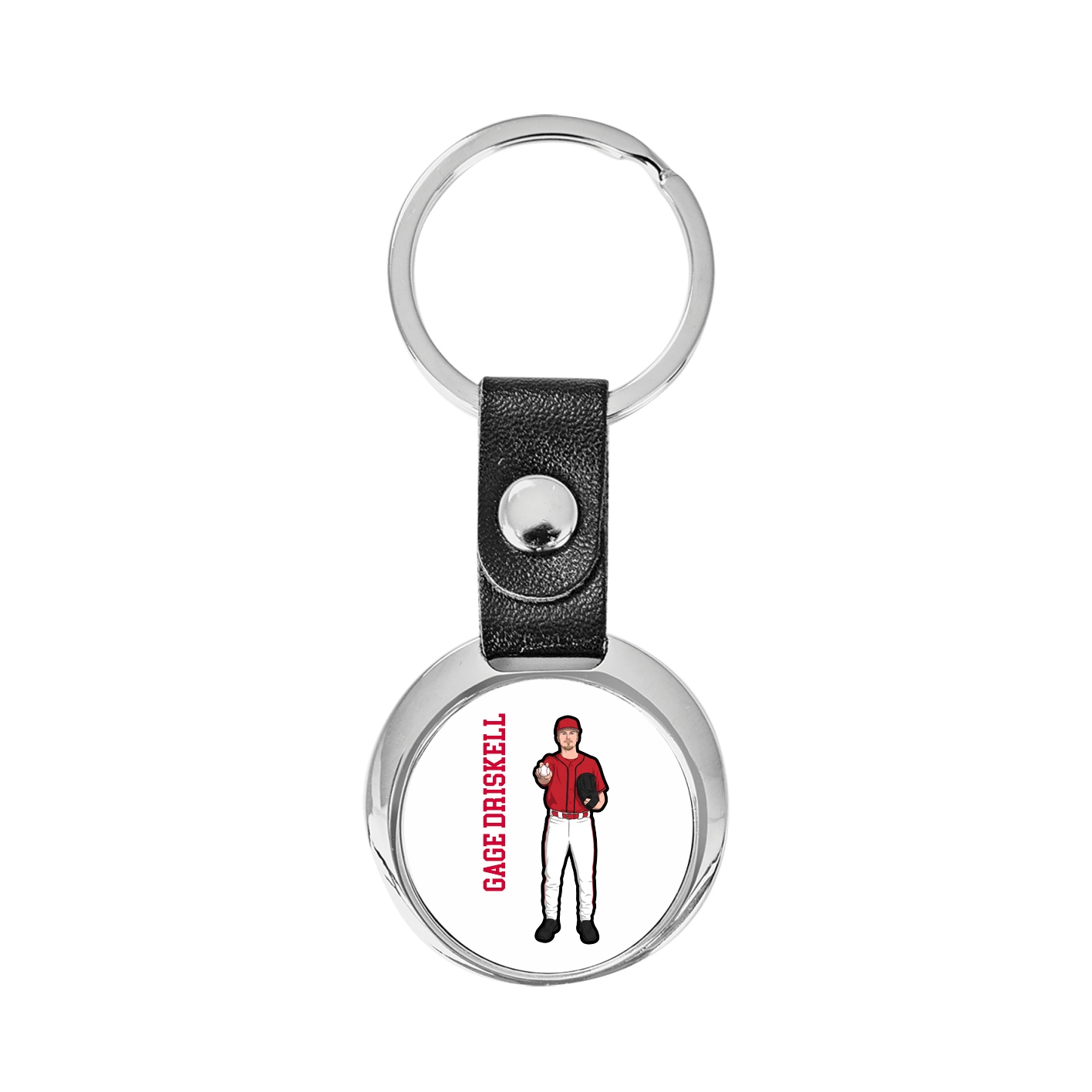 Key Chain — Name Vertical in Classic
