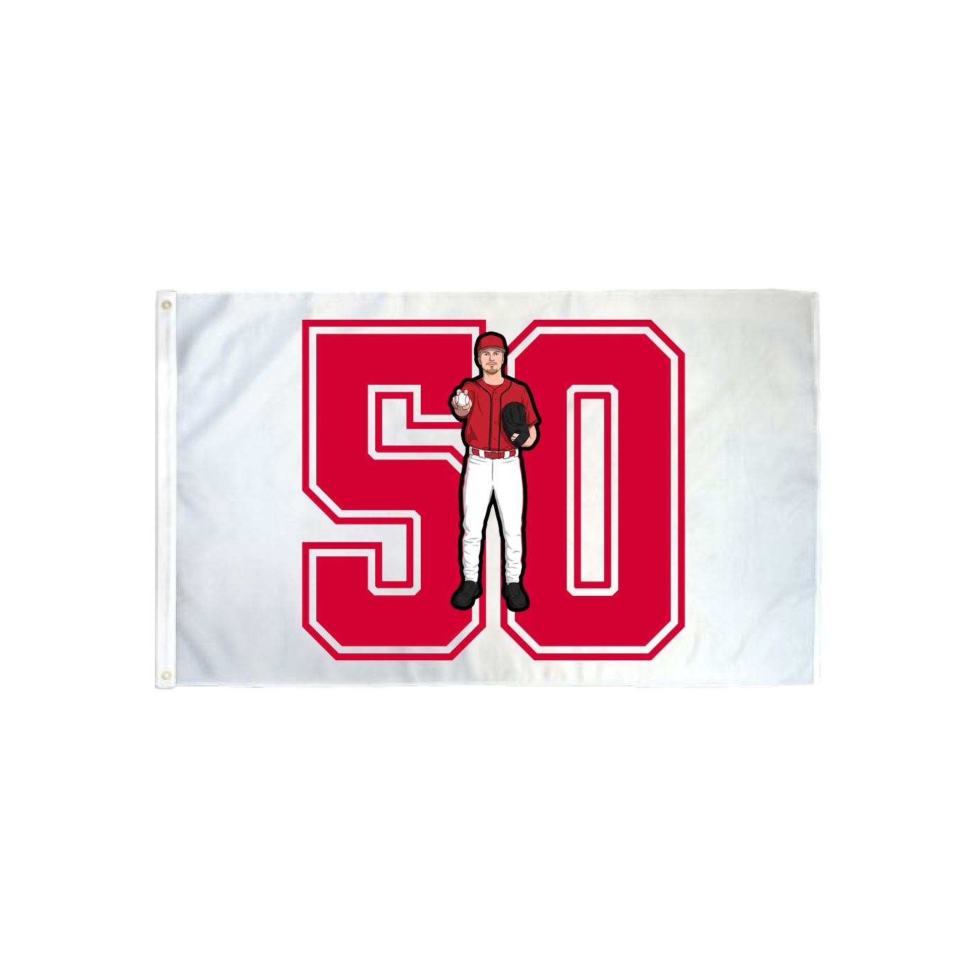 3x5 Flag — Number in Classic