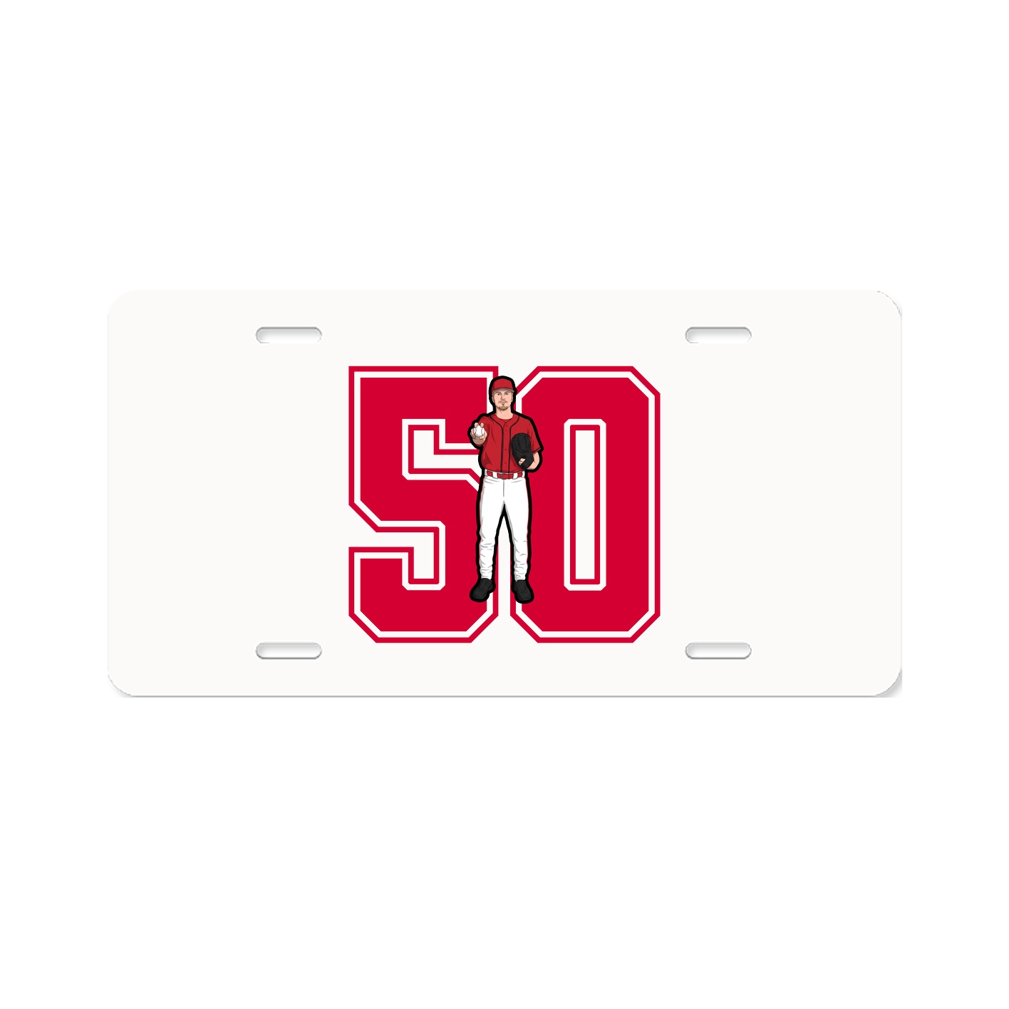 License Plate — Number in Classic