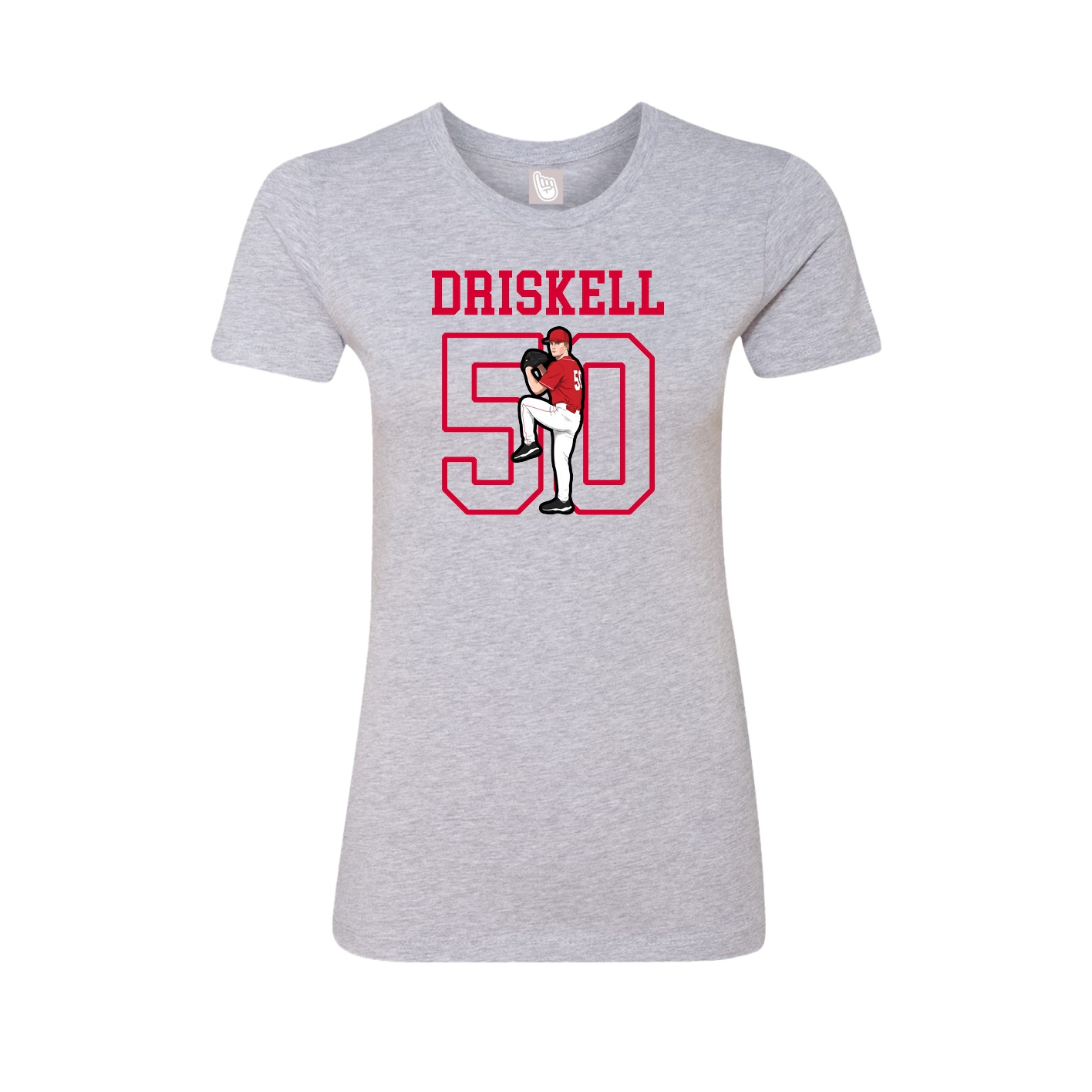Fitted Women's Tee — Shirsey in Grey