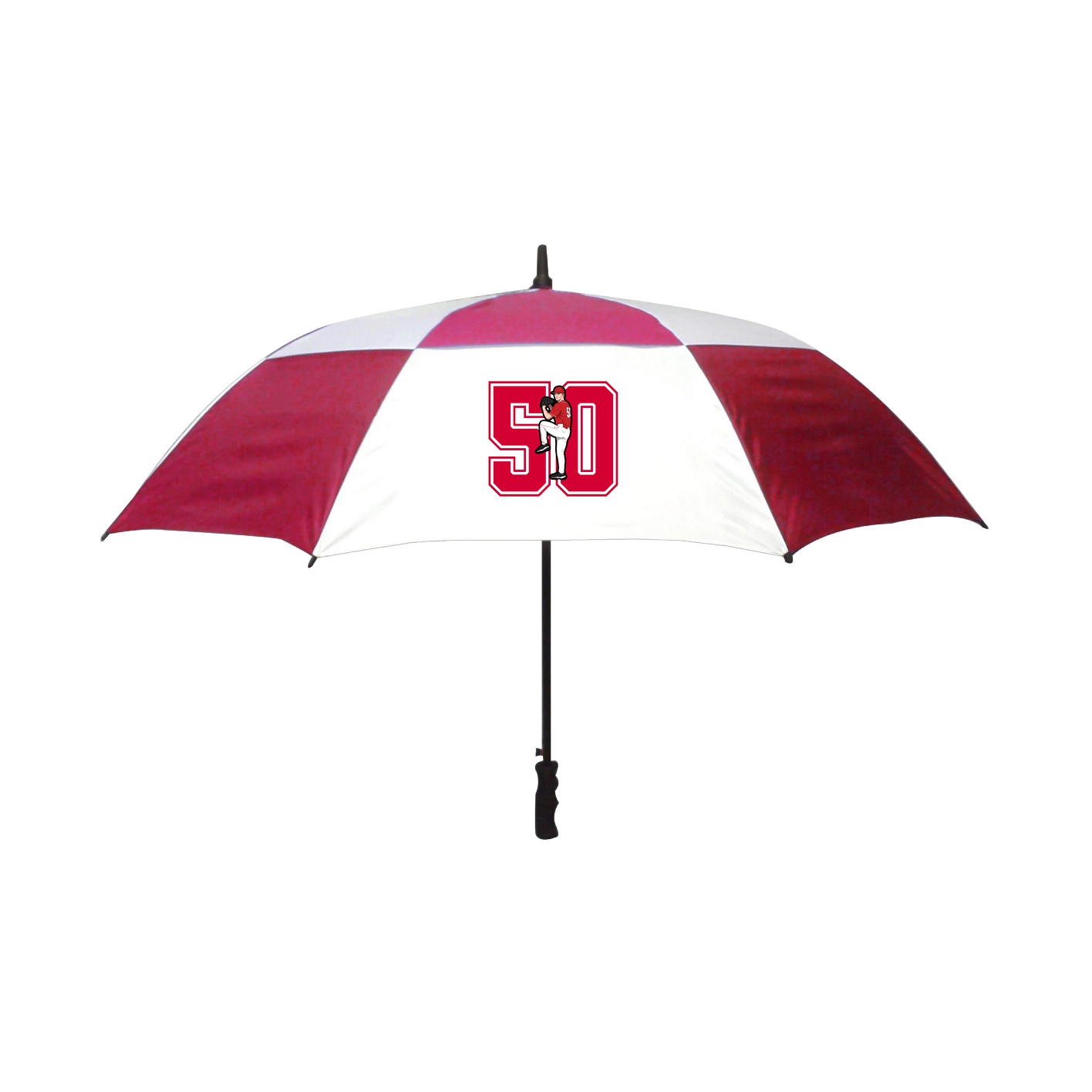 Golf Umbrella — Number in Red