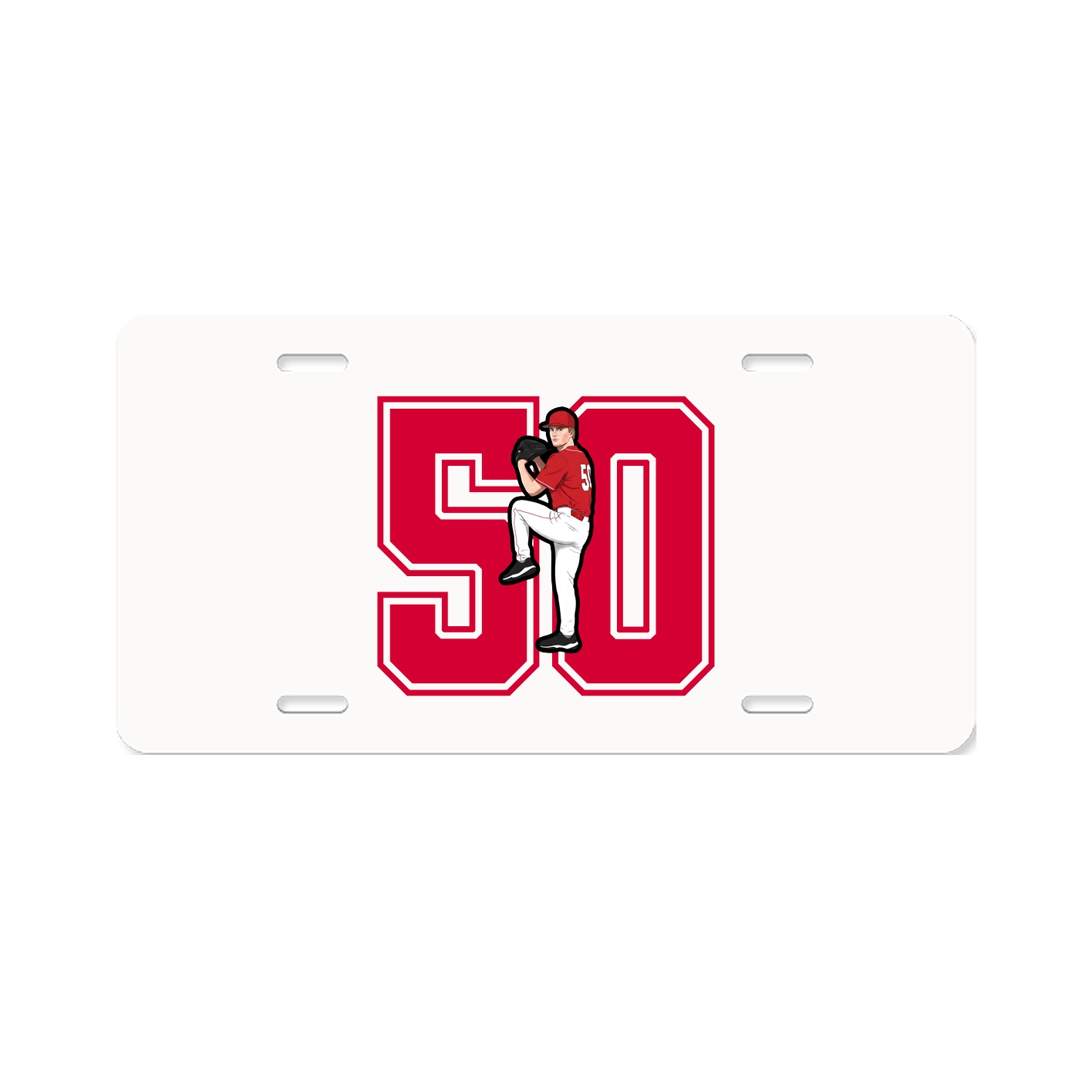 License Plate — Number in Classic