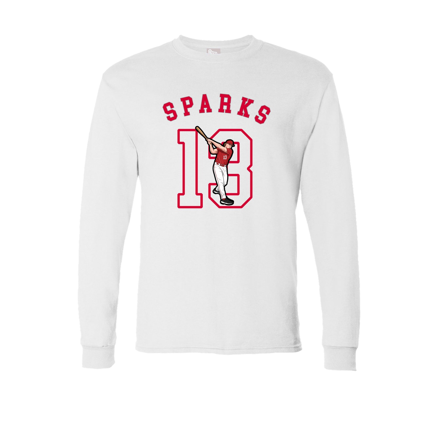 Long Sleeve Tee — Shirsey Arch in White