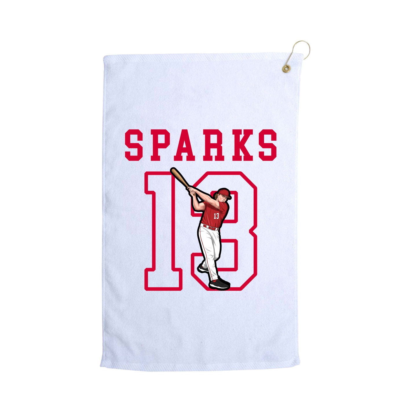 Golf Towel — Shirsey in White