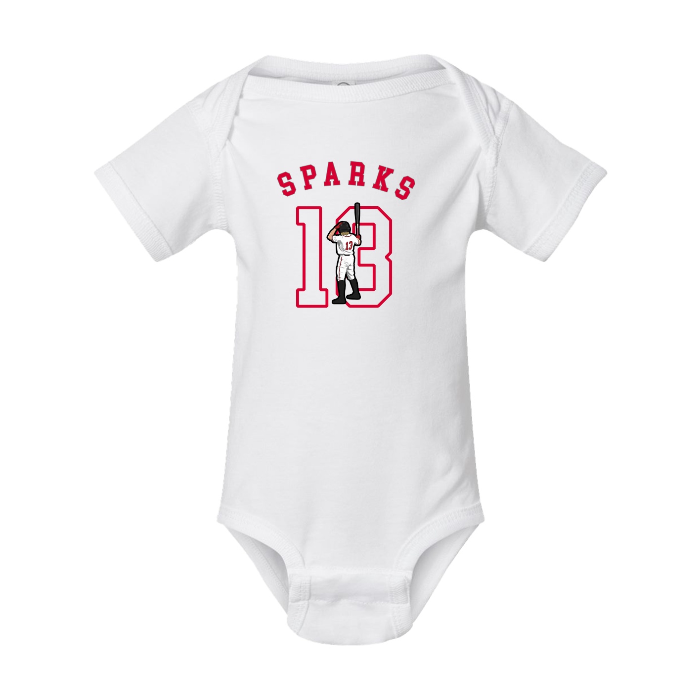 Baby Onesie — Shirsey Arch in White