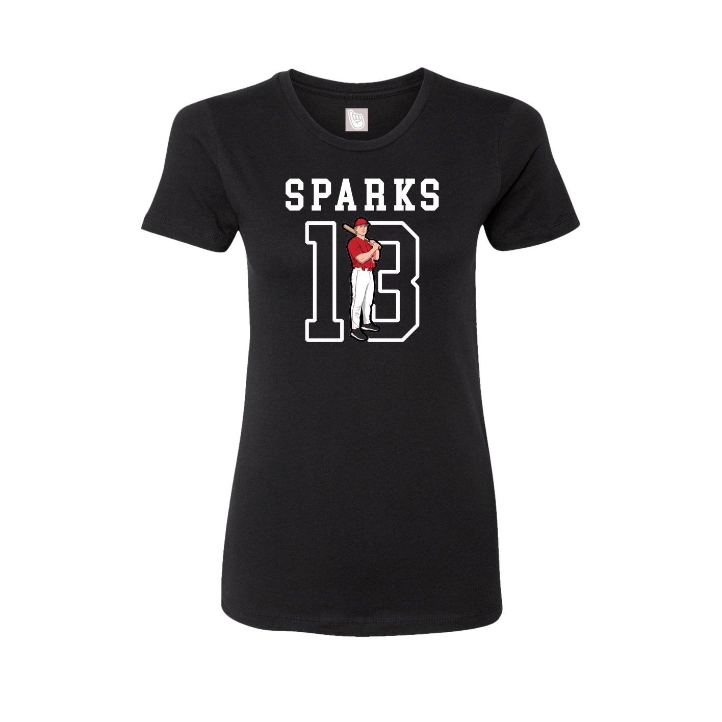 Fitted Women's Tee — Shirsey in Black