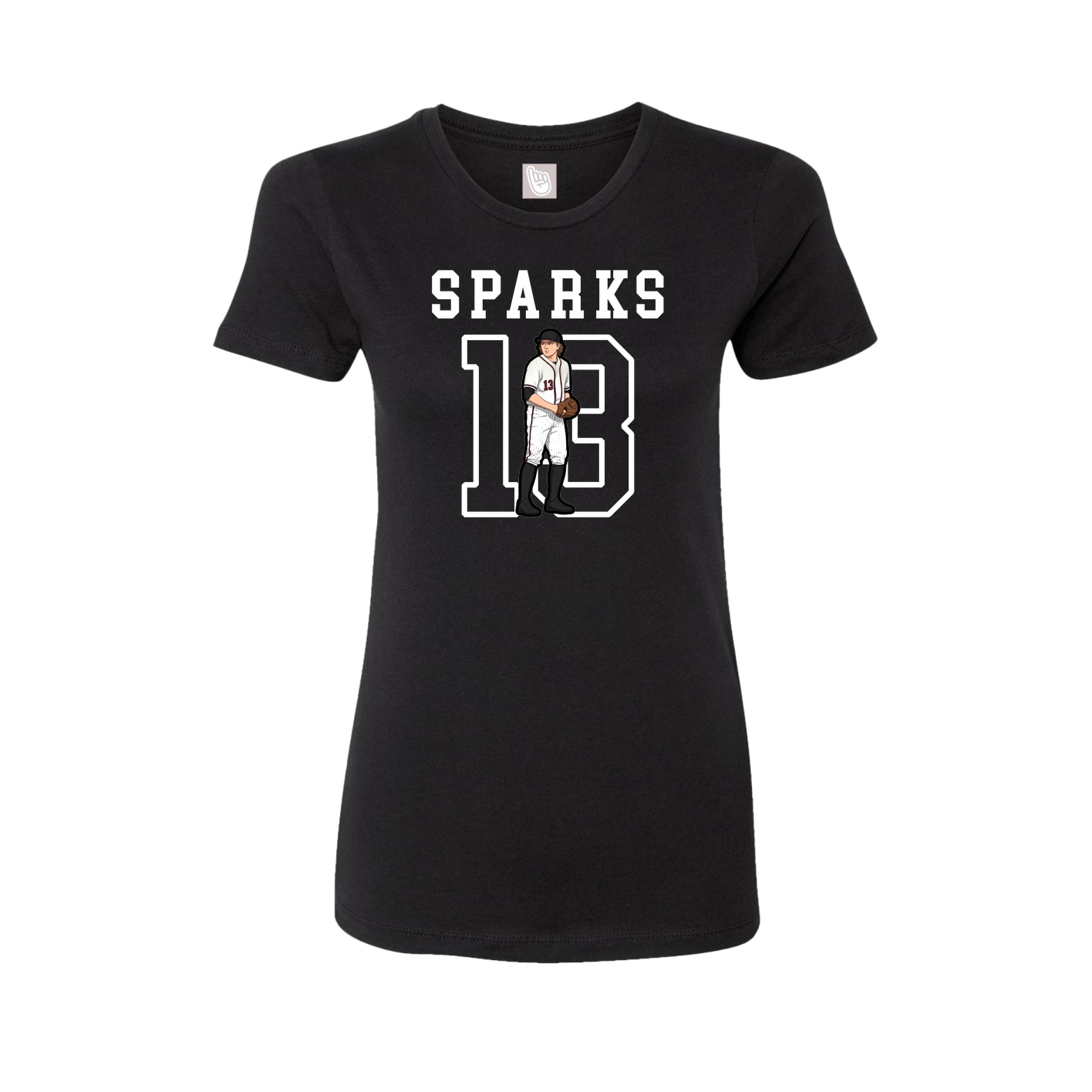 Fitted Women's Tee — Shirsey in Black
