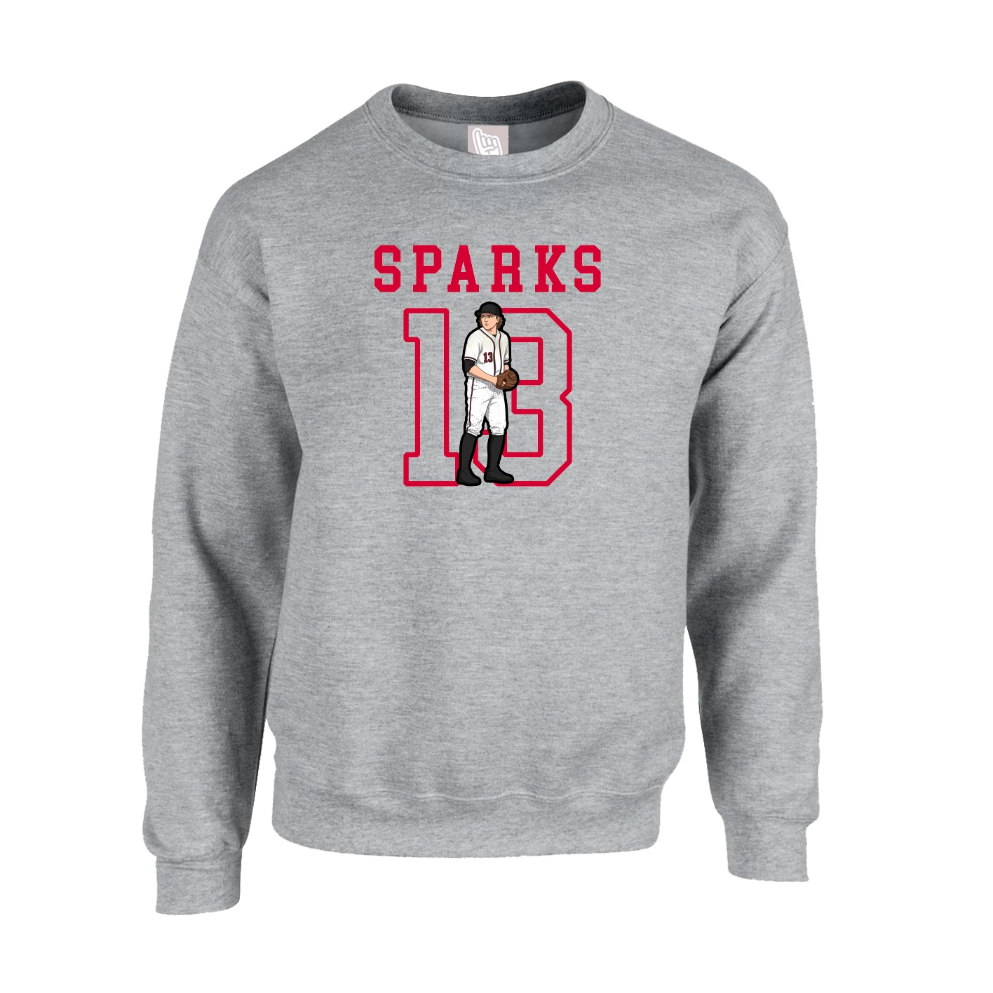 Fleece Crew — Shirsey in Grey
