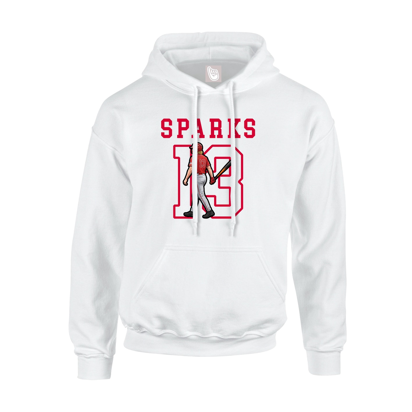 Hoodie — Shirsey in White