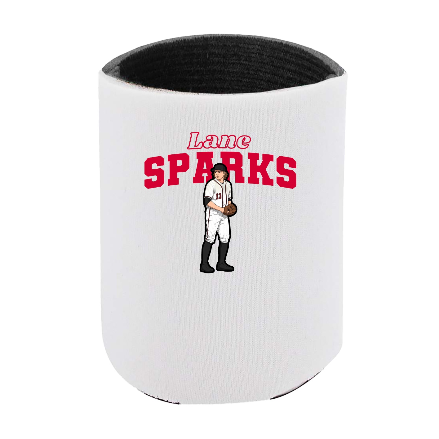 Can Holder — Name Arch in White