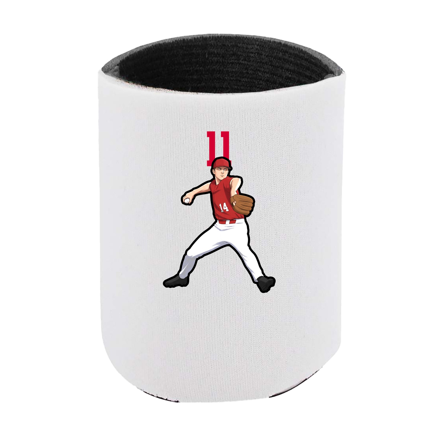 Can Holder — Number Top in White