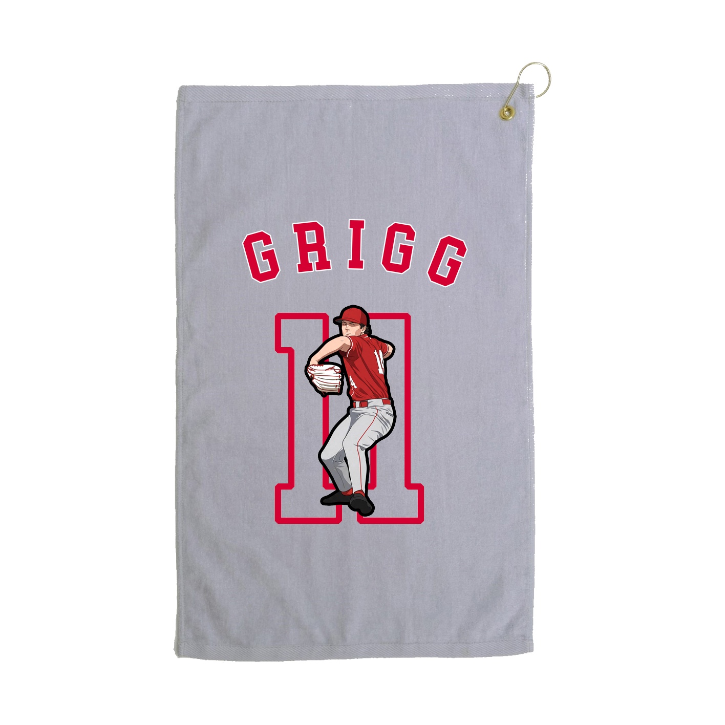 Golf Towel — Shirsey Arch in Grey