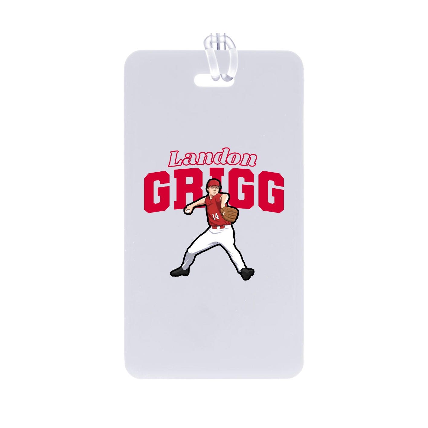 Bag Tag — Name Arch in Classic
