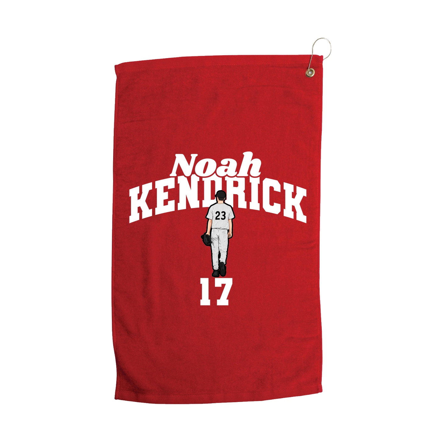 Golf Towel — Signature Arch in Red