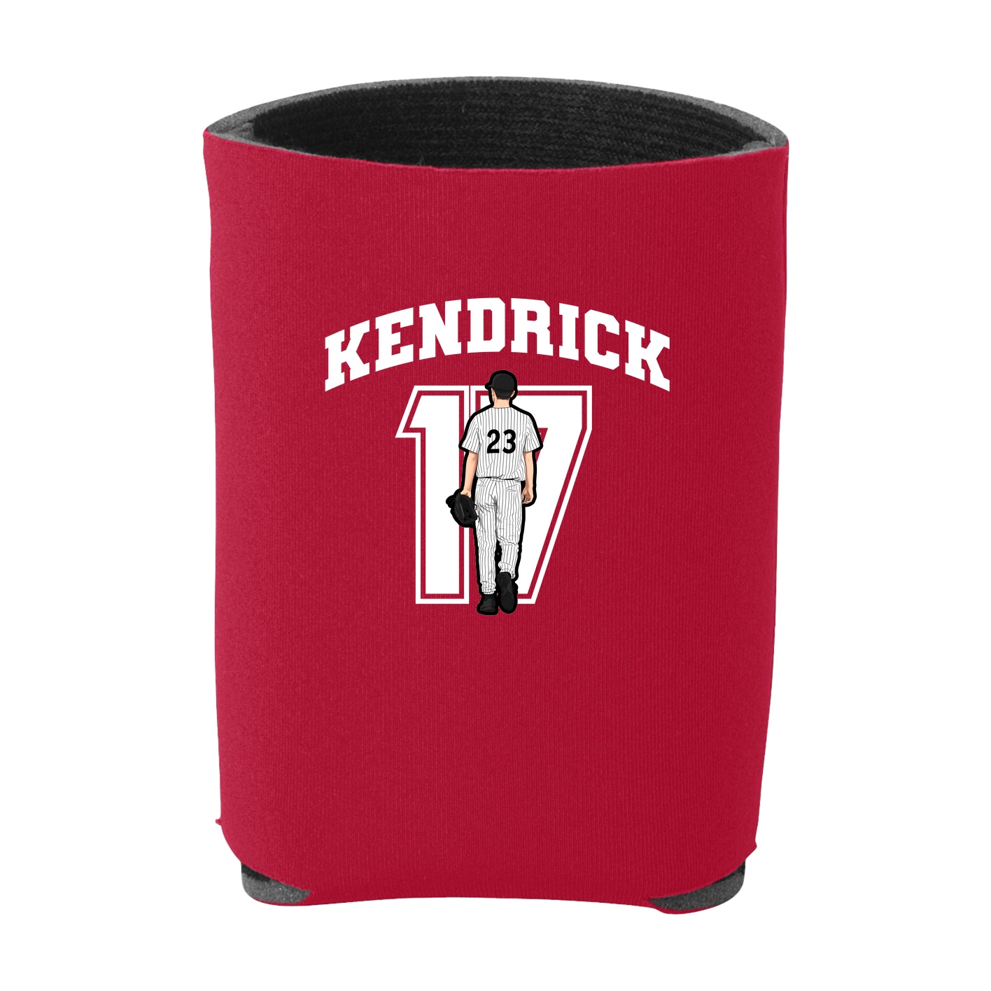 Can Holder — Number in Red