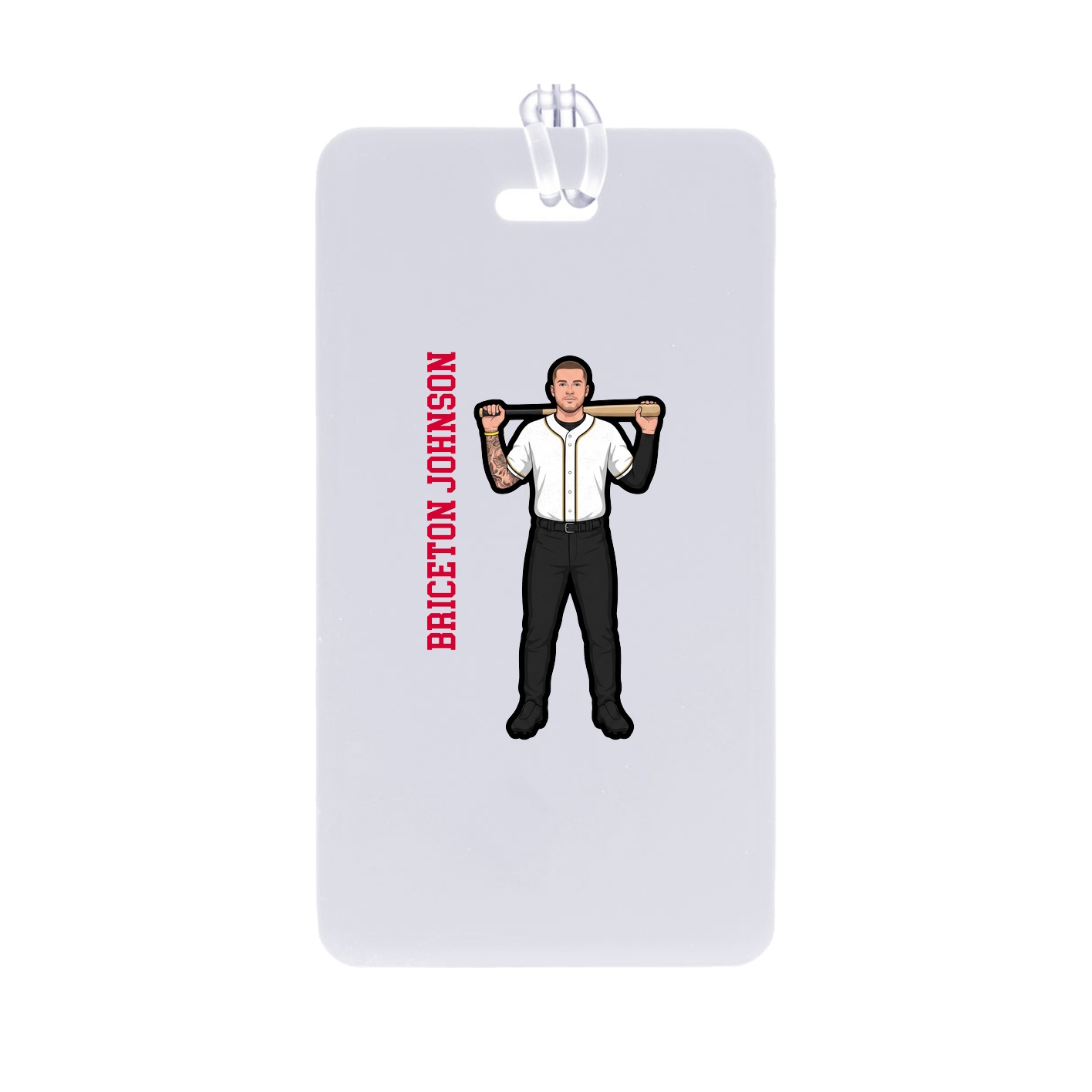 Bag Tag — Name Vertical in Classic