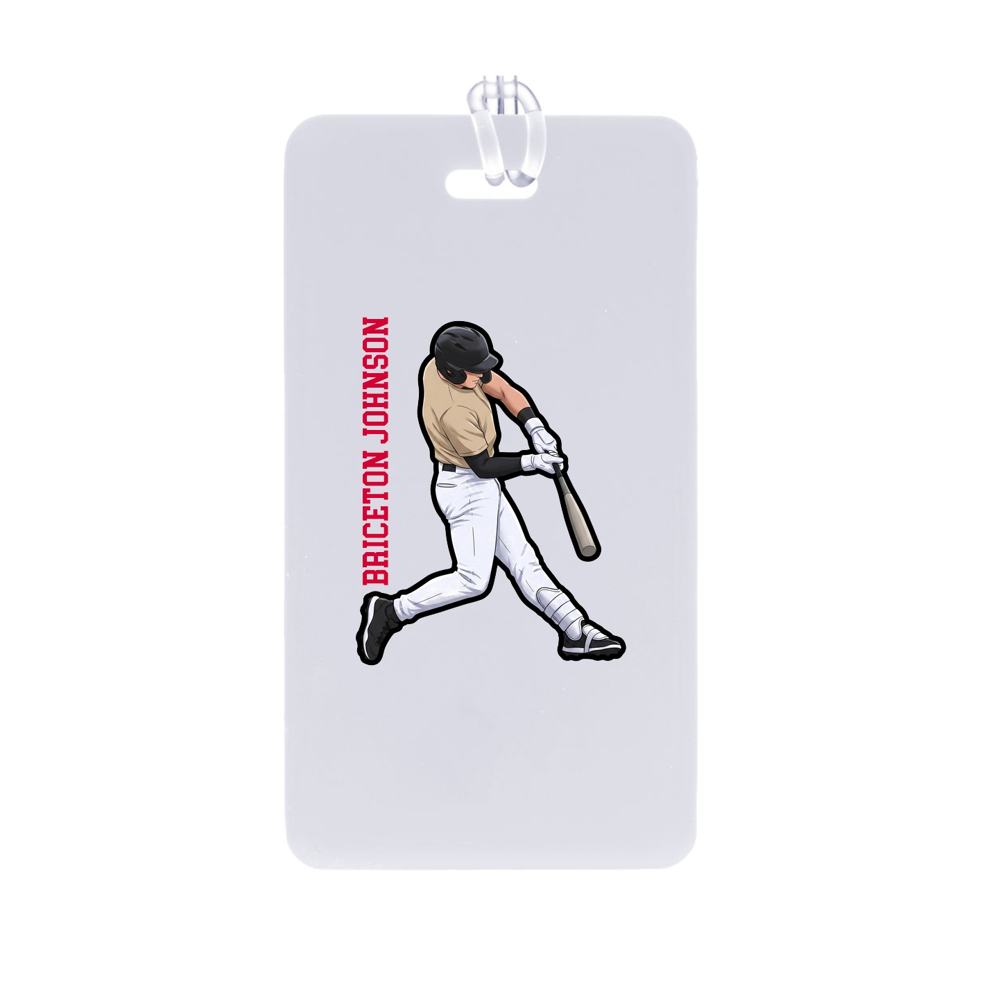 Bag Tag — Name Vertical in Classic