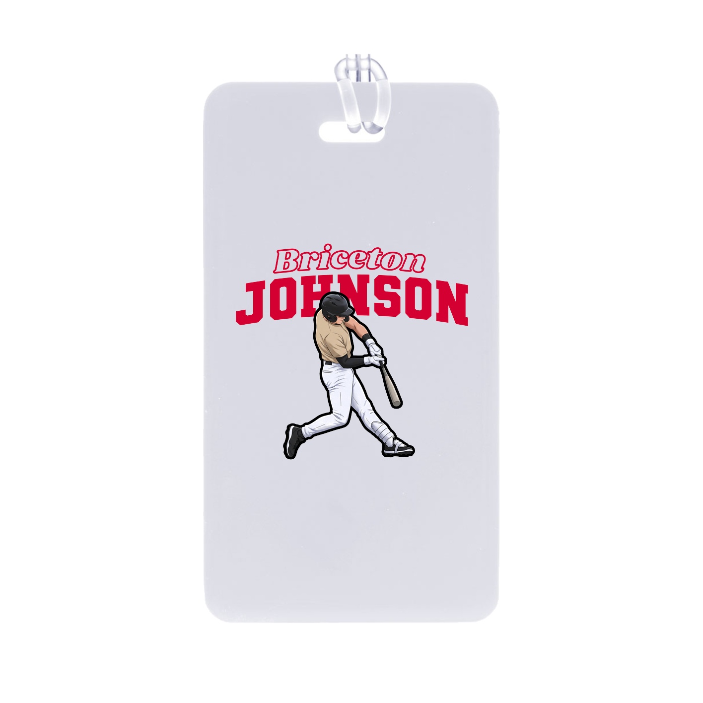 Bag Tag — Name Arch in Classic