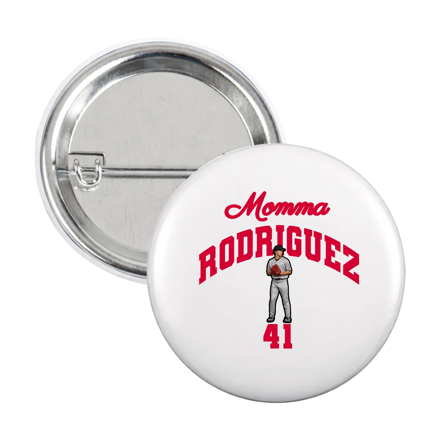 Game Day Button — Mothers Day Arch in White