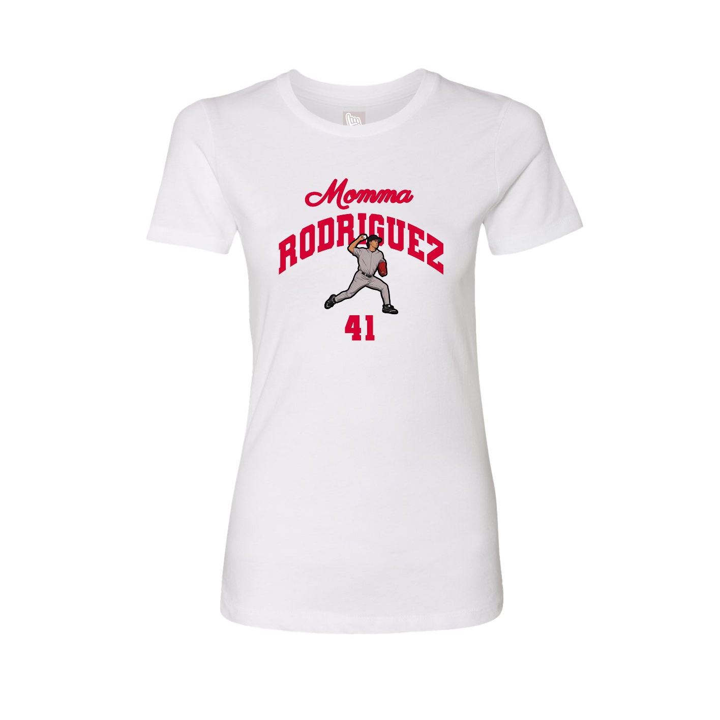 Womens Tee — Mothers Day Arch in White