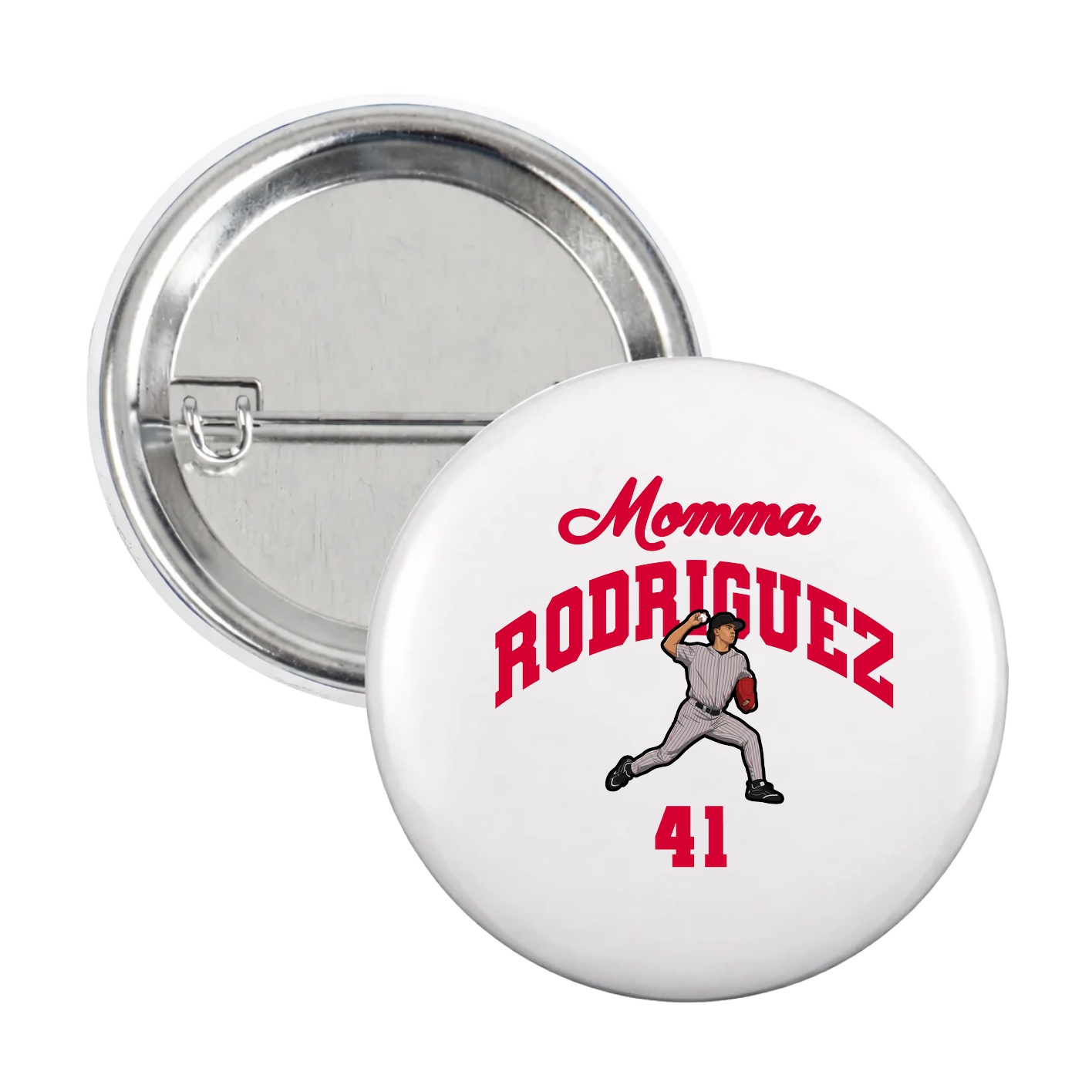 Game Day Button — Mothers Day Arch in White