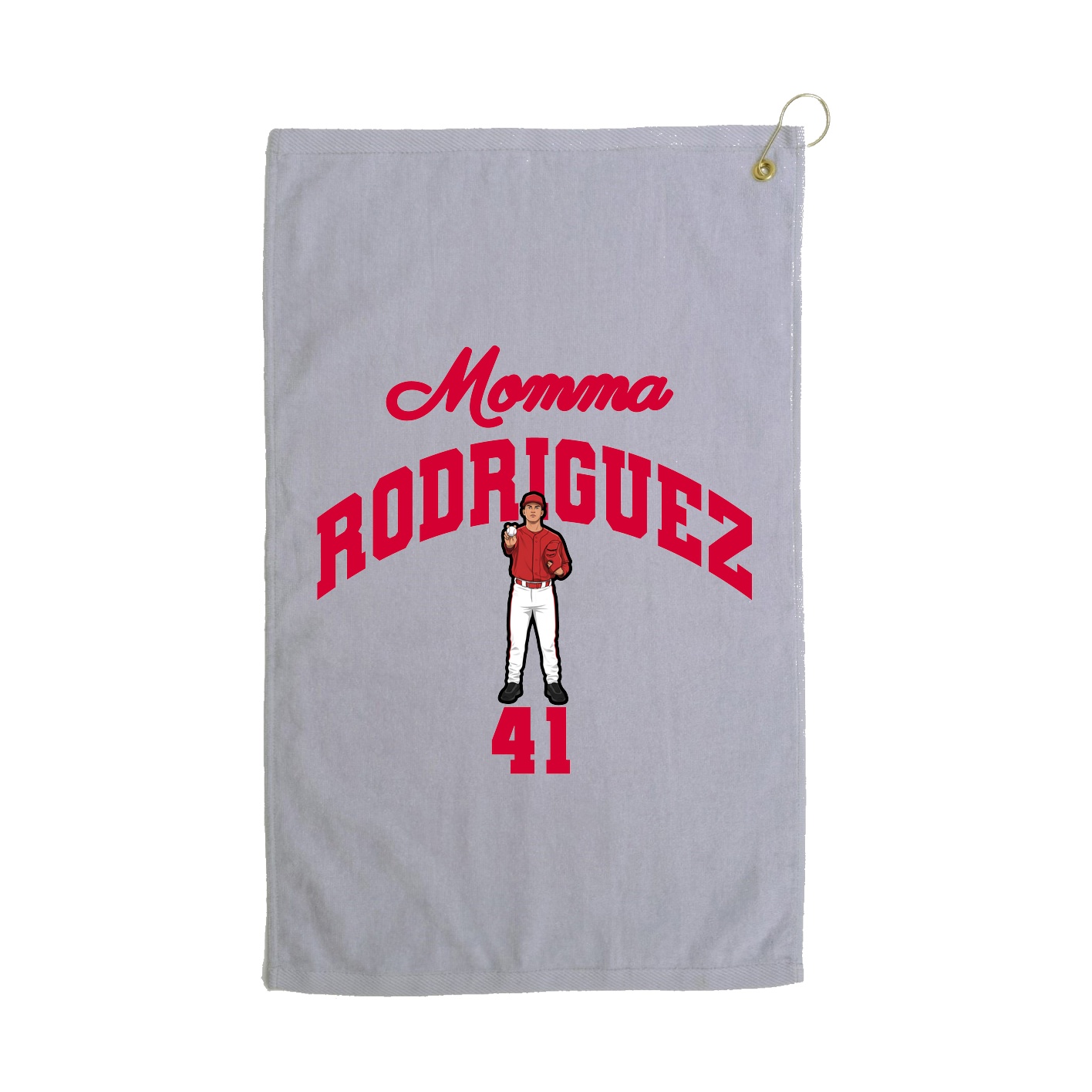 Golf Towel — Mothers Day Arch in Grey