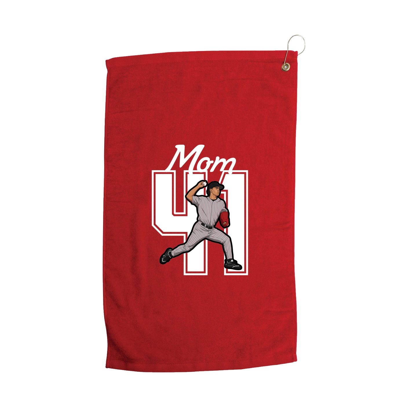 Golf Towel — Mothers Day Shirsey in Red