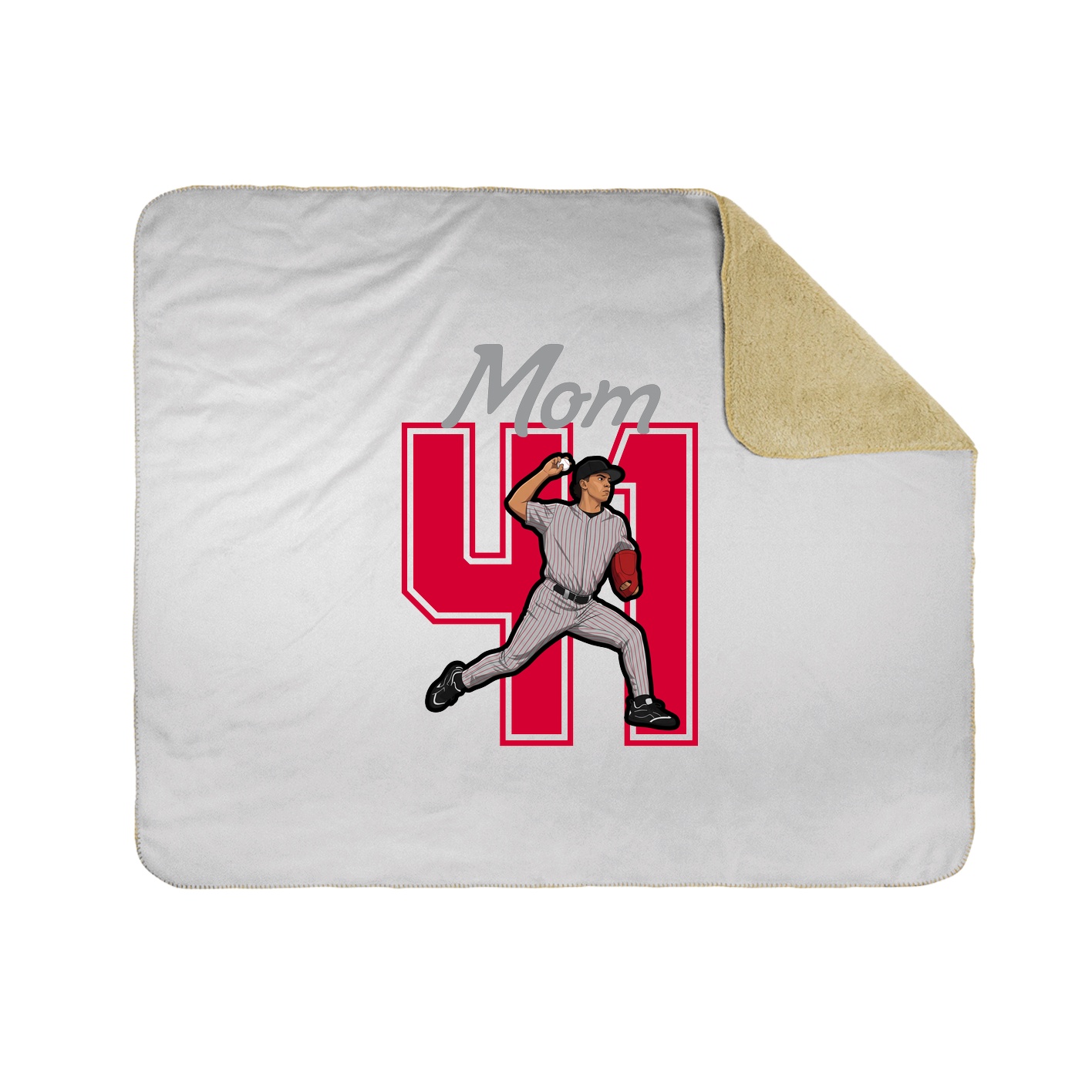 Throw Blanket — Mothers Day Shirsey in White