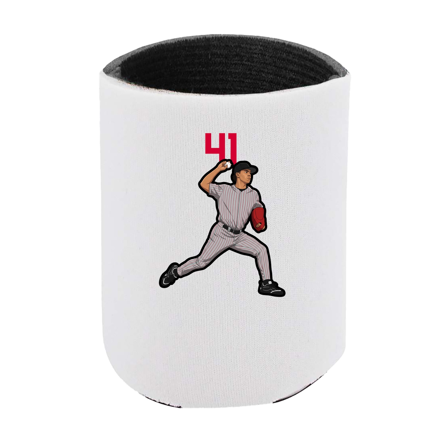 Can Holder — Number Top in White