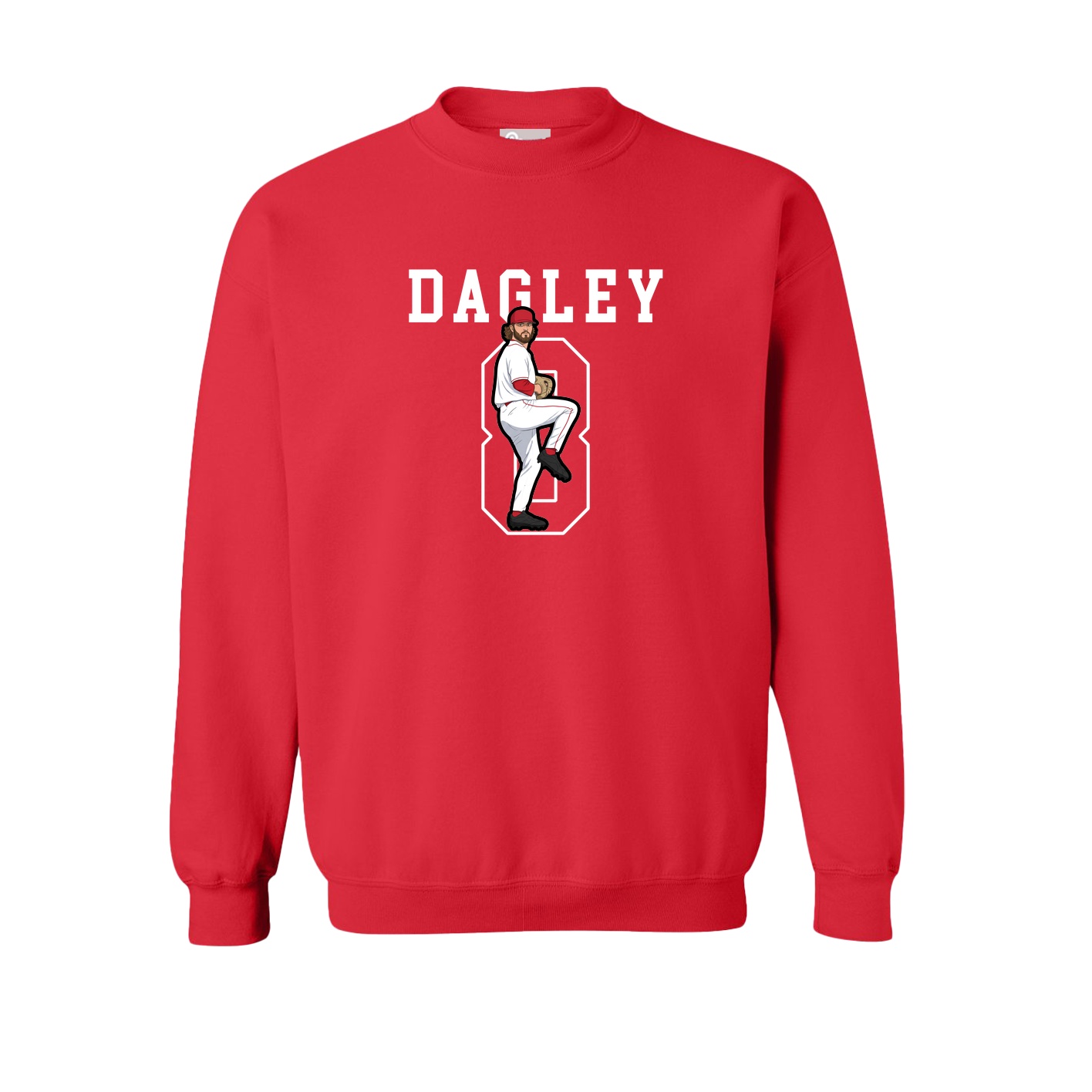 Fleece Crew — Shirsey in Red