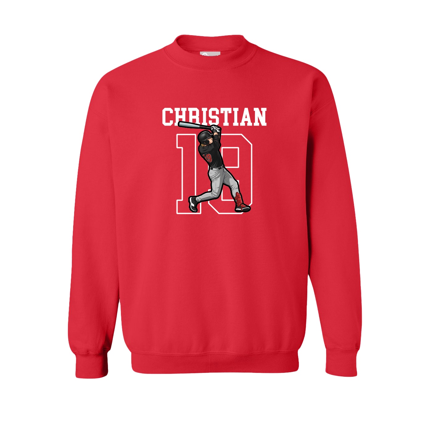Fleece Crew — Shirsey in Red
