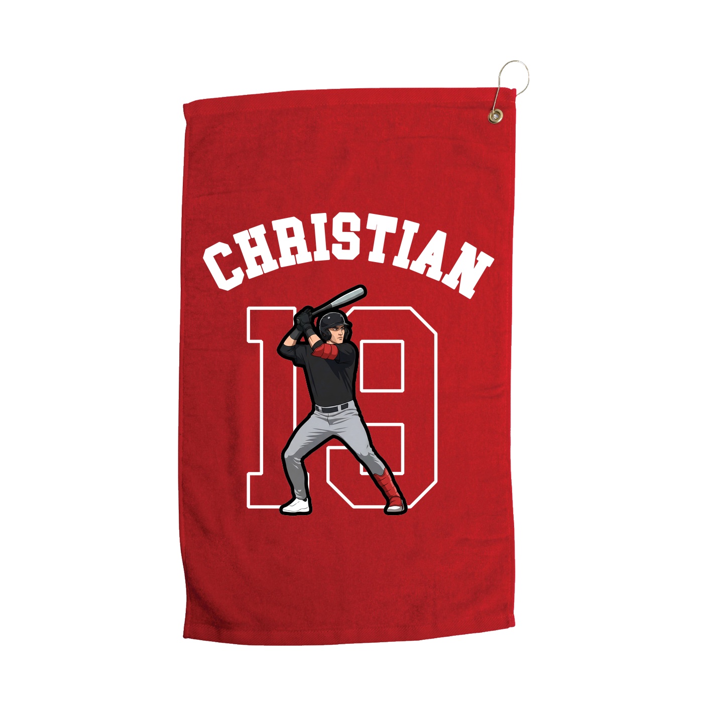 Golf Towel — Shirsey Arch in Red