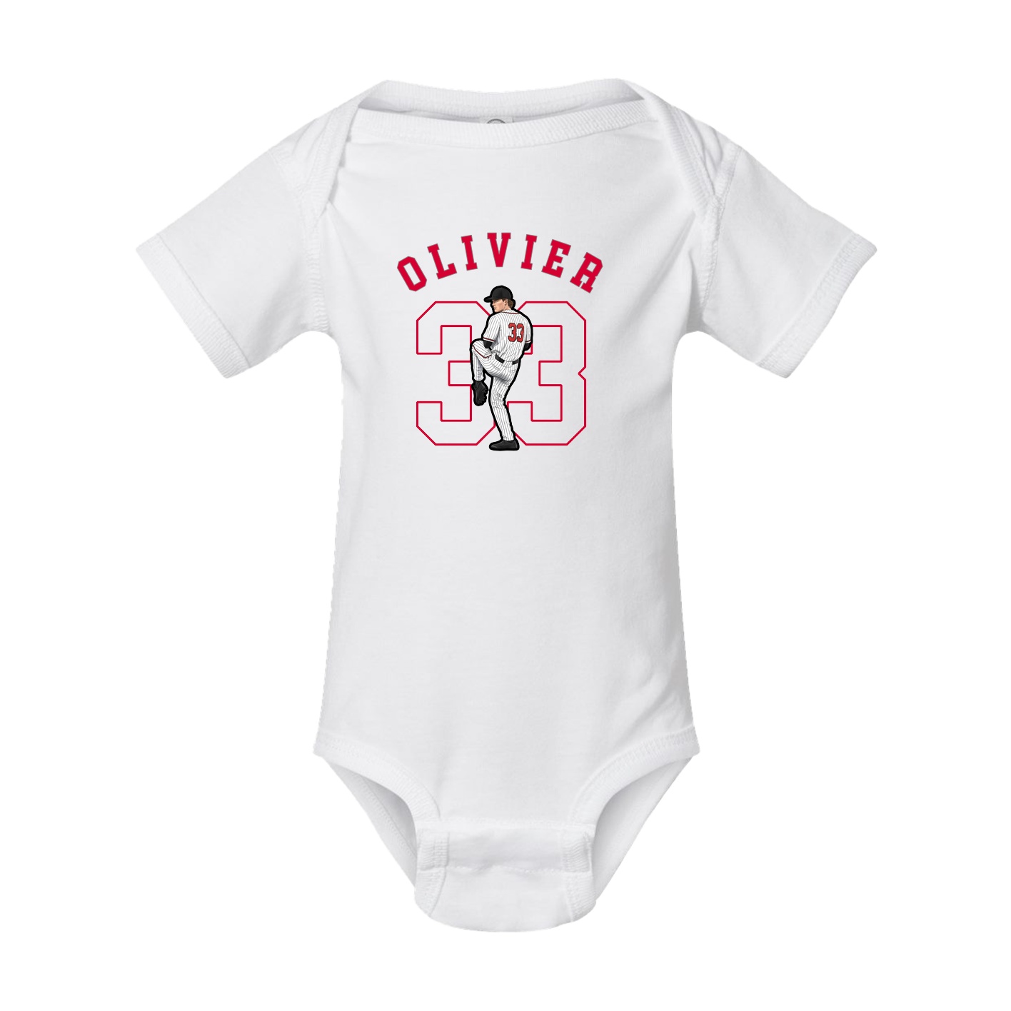 Baby Onesie — Shirsey Arch in White