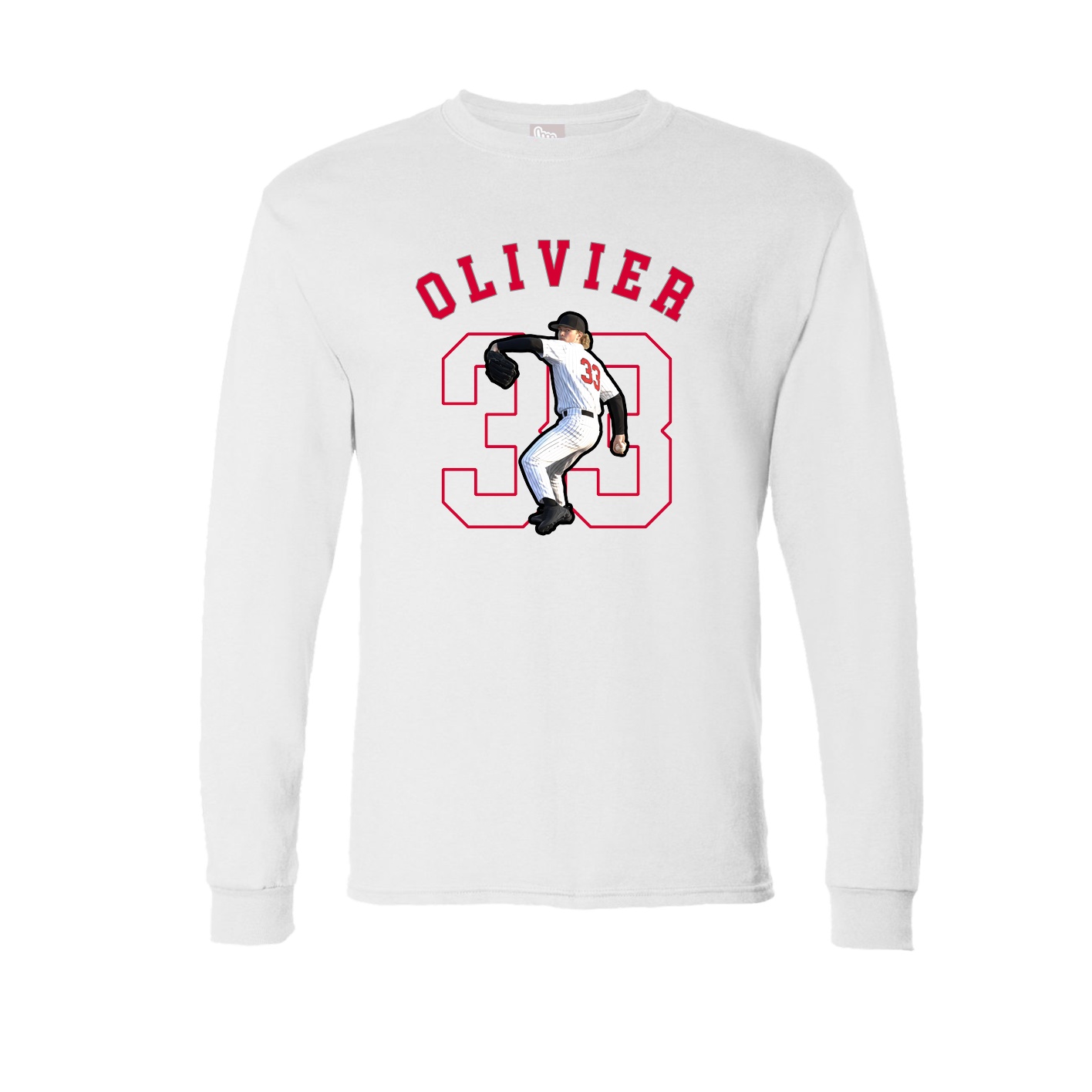 Long Sleeve Tee — Shirsey Arch in White