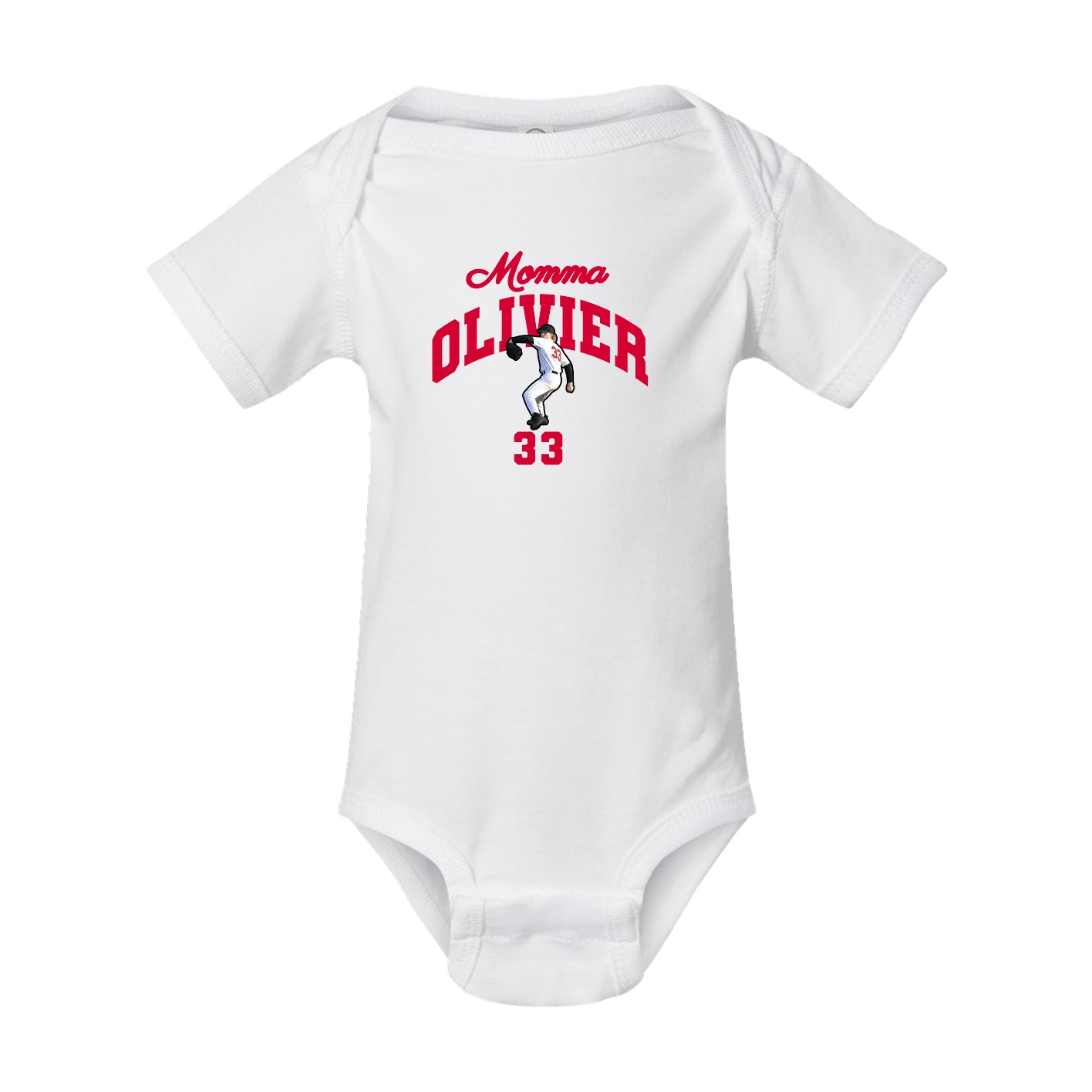 Baby Onesie — Mothers Day Arch in White