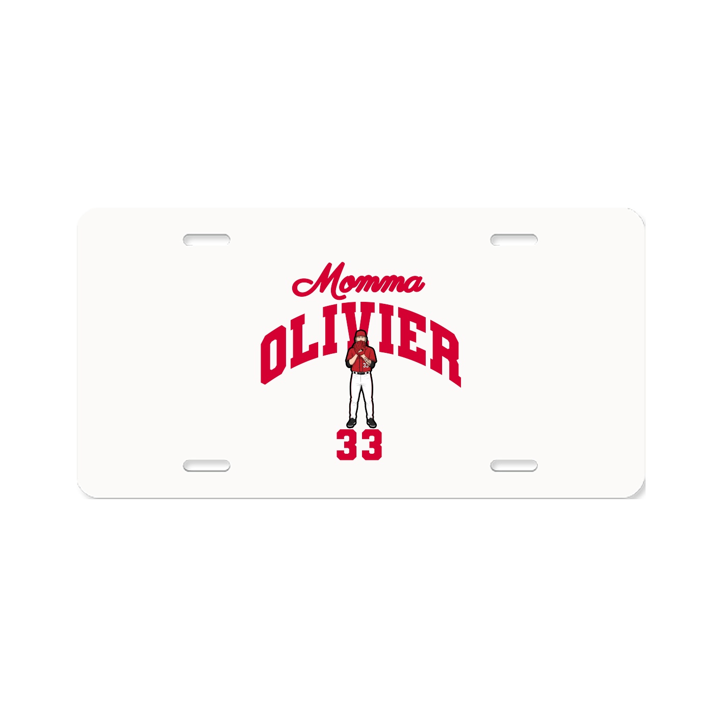 License Plate — Mothers Day Arch in Classic