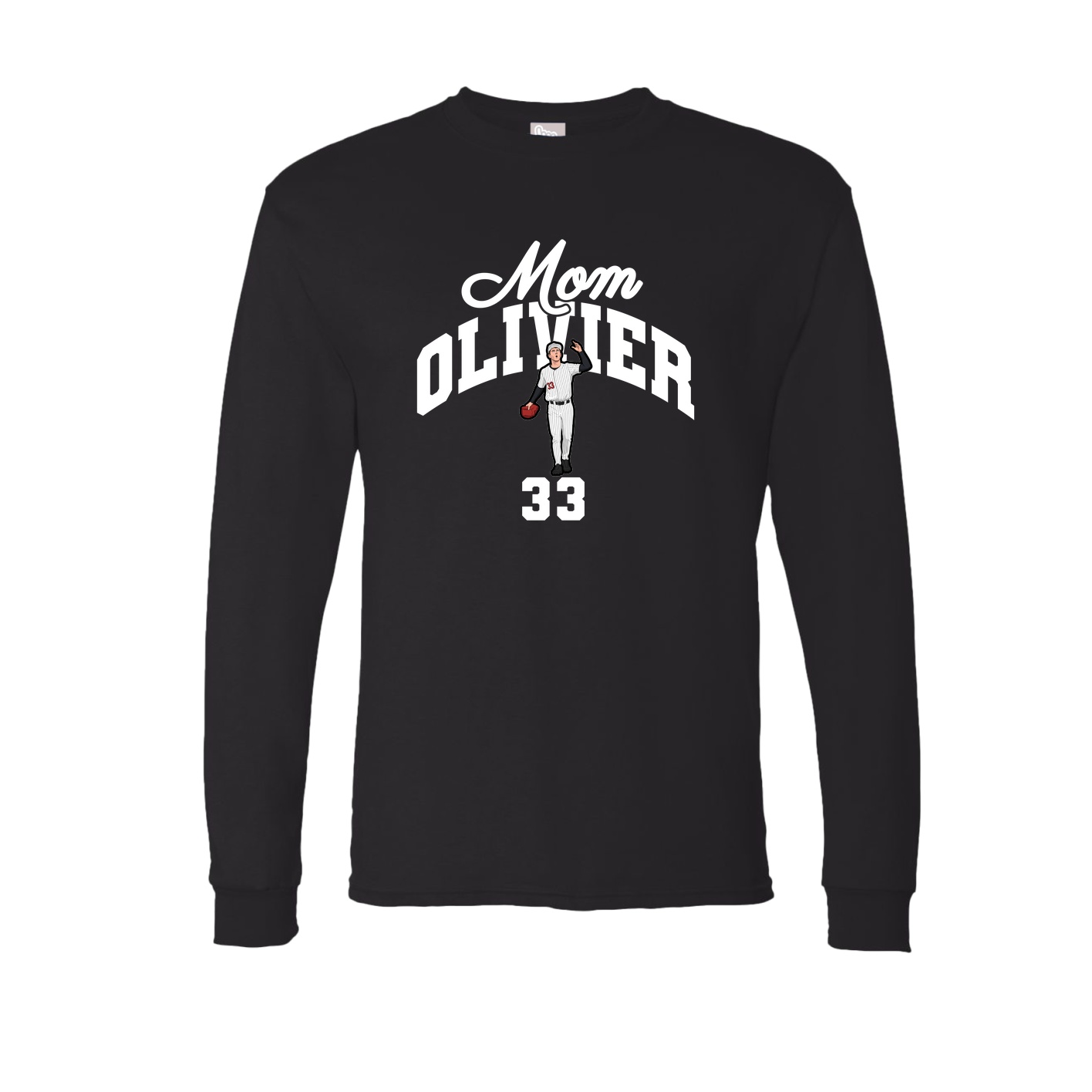 Long Sleeve Tee — Mothers Day Arch in Black